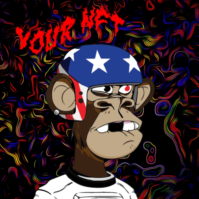 NFT | NFT Art | Monkey NFT 徽标 template
